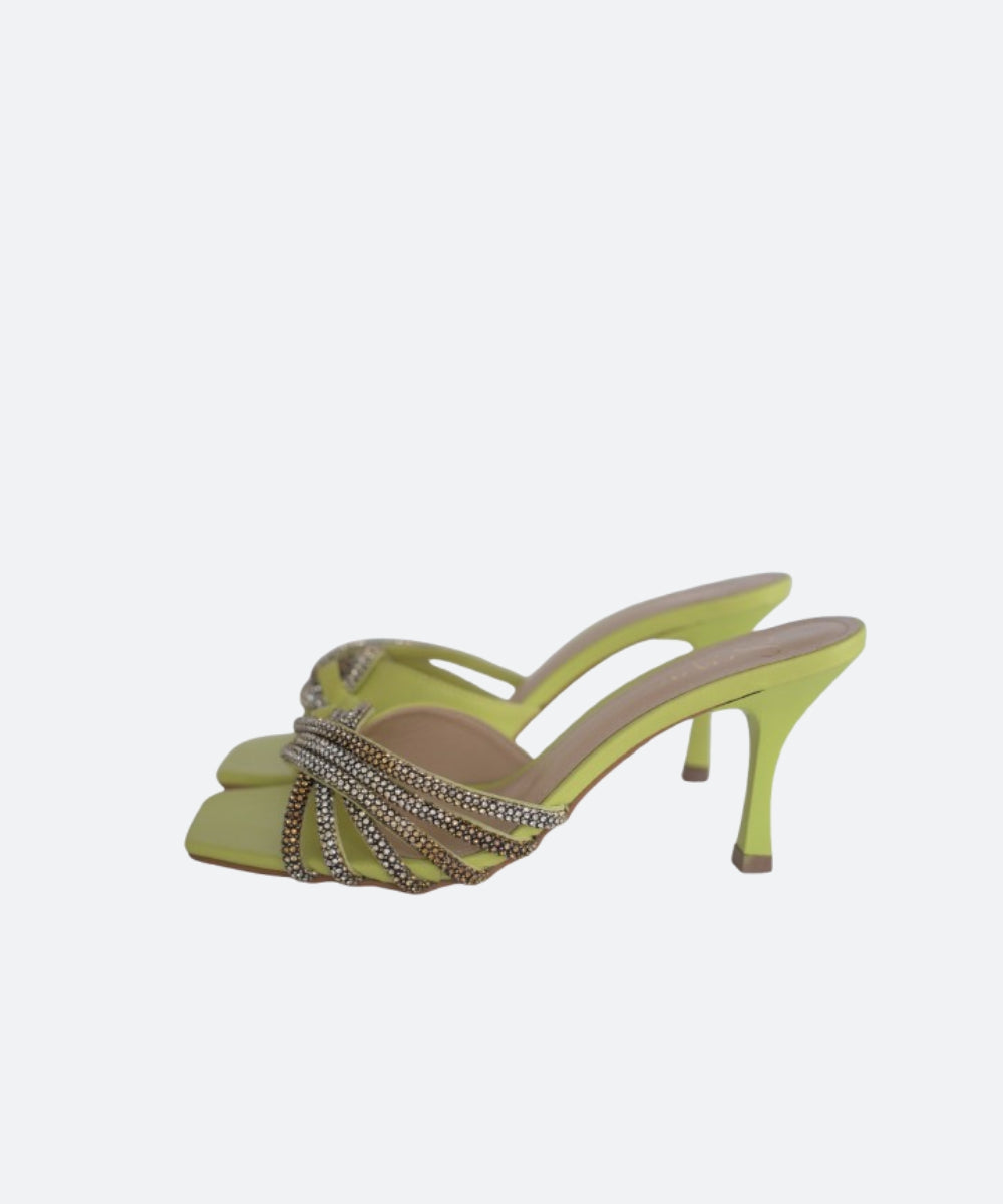 Embellished High-Heel Sandals