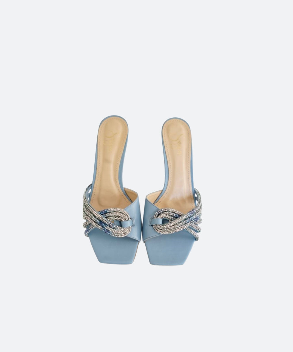 Embellished High-Heel Sandals